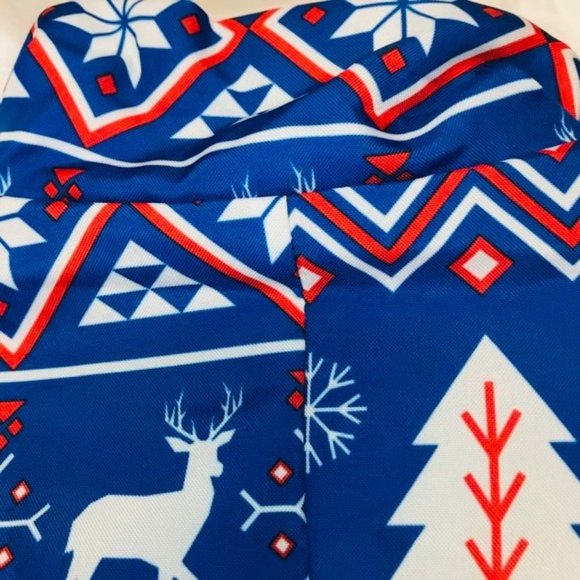 Men's Suitmeister Slim-Fit Nordic Christmas Blue Blazer - Picture 13 of 14